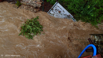 Zásahy spojené s přívalovým deštěm k.ú. Černošice