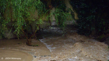 Zásahy spojené s přívalovým deštěm k.ú. Černošice