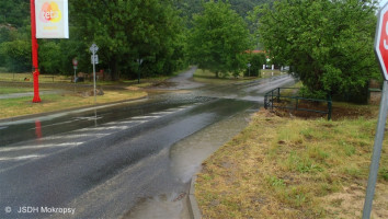 Zásahy spojené s přívalovým deštěm k.ú. Černošice