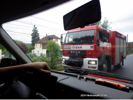 Zásahy spojené s přívalovým deštěm k.ú. Černošice