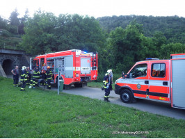 Odstraňování následků bouře Černošice den druhý